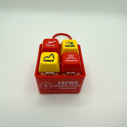 EGPWS Warning Sound Simulator Keychain – Realistic Cockpit Alert Gadget