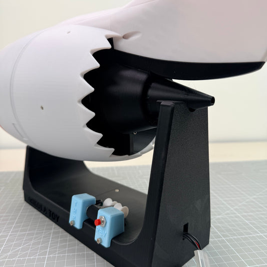 Simulated Functional Turbofan Engine Model Kit – Working Jet Engine Replica for Aviation Fans