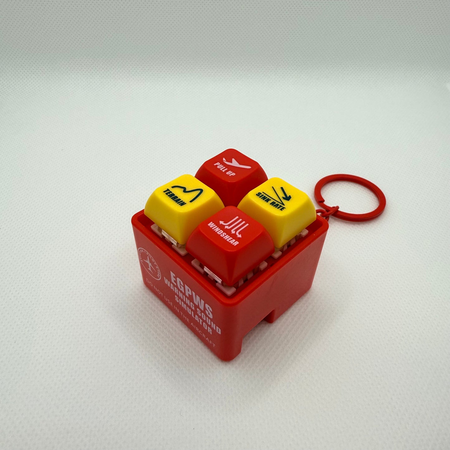 EGPWS Warning Sound Simulator Keychain – Realistic Cockpit Alert Gadget